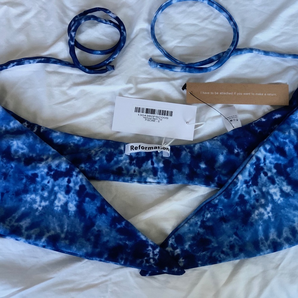 NEW Reformation Hermosa Bikini Top